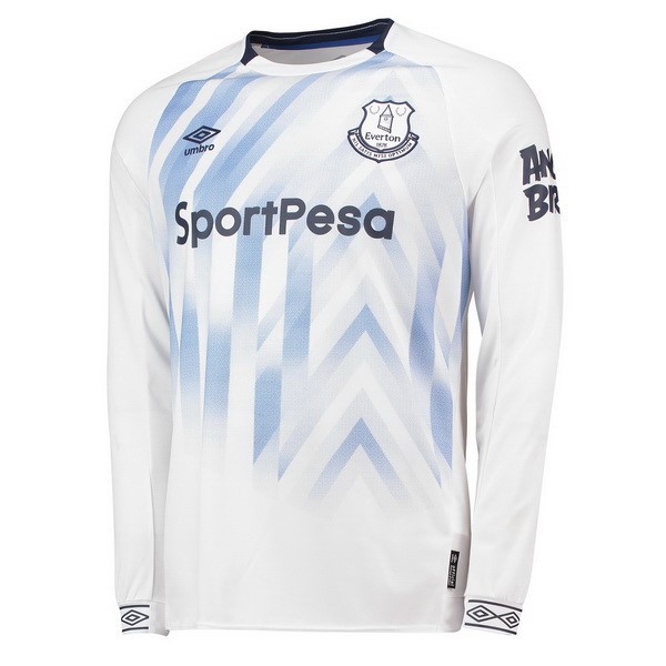 Camiseta Everton Tercera equipo ML 2018-19 Blanco